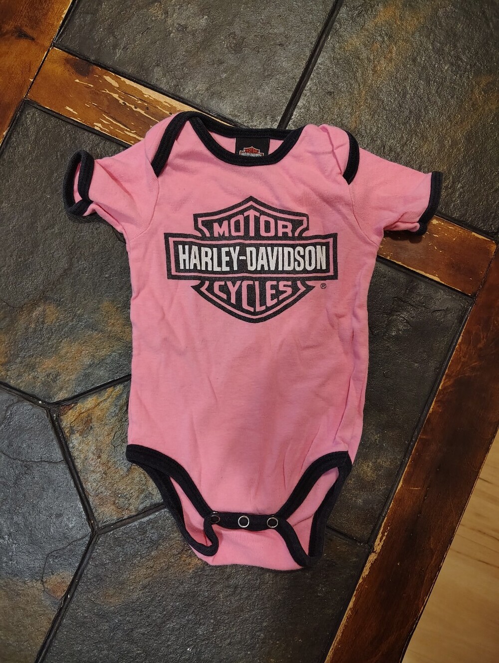 Harley Davidson 9-12 Month Onesie
